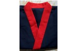 Chef Jacket - Navy w/red Border