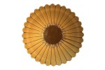 CP2571 BROWN FLOWER PLATE